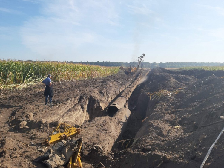 «Ремонт МГ «Київ-Захід України-1» Ду 1000, Ру 55 з частковою заміною труби та заміною ізоляційного покриття в межах обслуговування Бердичівського ЛВУМГ»